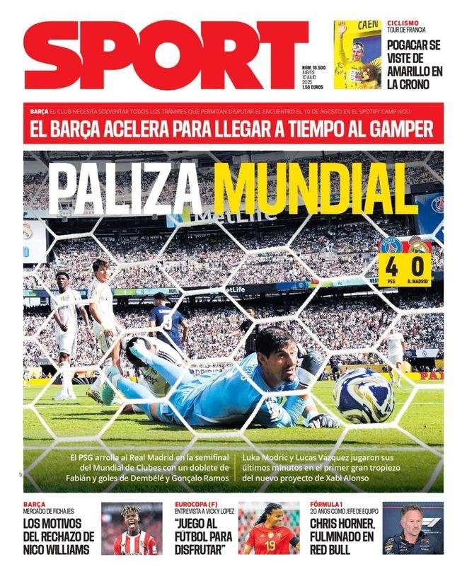 Sport 10 07 2025