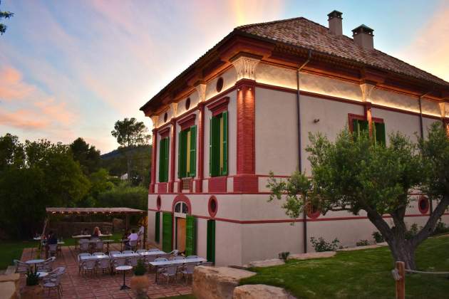 Una posta de sol a la finca de MontRubí / Foto: Cedida Una posta de sol a la finca de MontRubí / Foto: Cedida