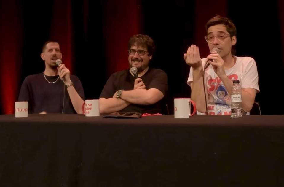 Jordi Cruz, con Ignasi Taltavull y Tomàs Fuentes en 'La Ruina' Jordi Cruz, con Ignasi Taltavull y Tomàs Fuentes en 'La Ruina'