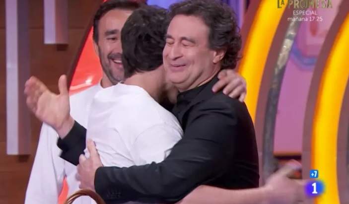 Pepe Rodríguez i el seu fill, a 'Masterchef' TVE Pepe Rodríguez i el seu fill, a 'Masterchef' TVE