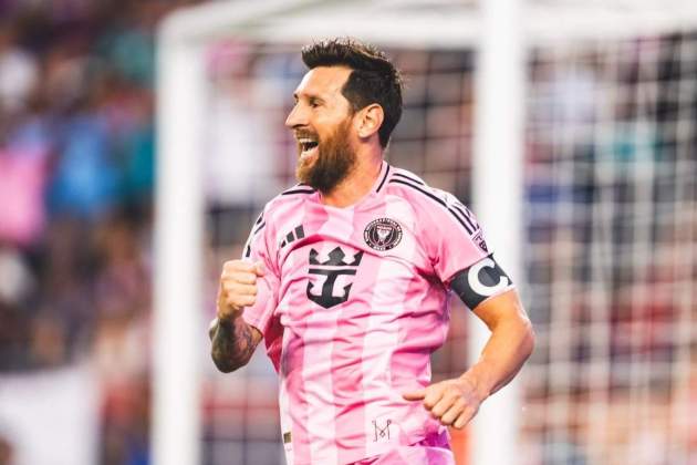 Leo Messi celebra un gol / Foto: Inter Miami