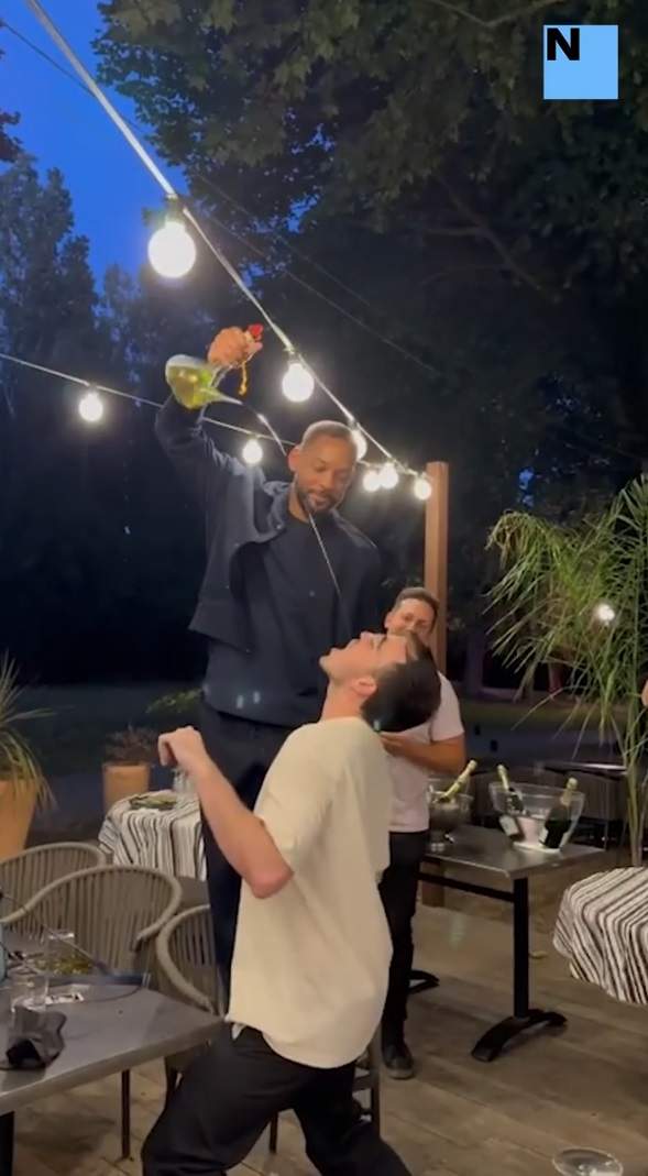 Will Smith, enamorado del porrón