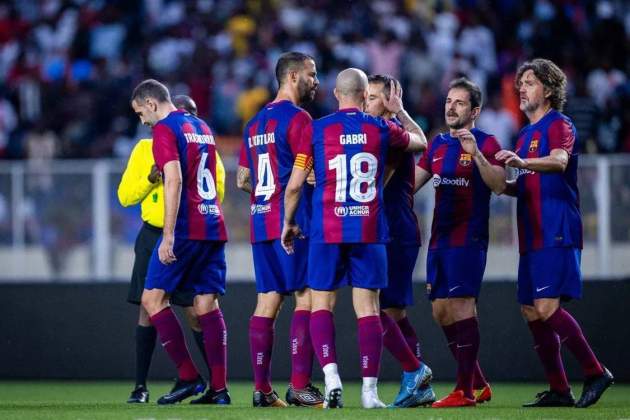 Partido del Barça Legends en la República Democrática del Congo / Foto: F. C. Barcelona Partido del Barça Legends en la República Democrática del Congo / Foto: F. C. Barcelona