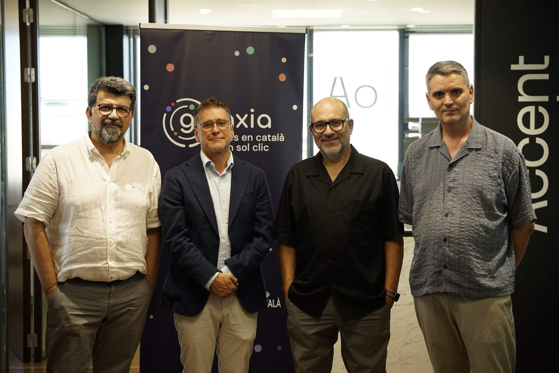 Presentació Galàxia Genís Roca, Roger Serra, JM Ganyet i Joan Montané / Cedida