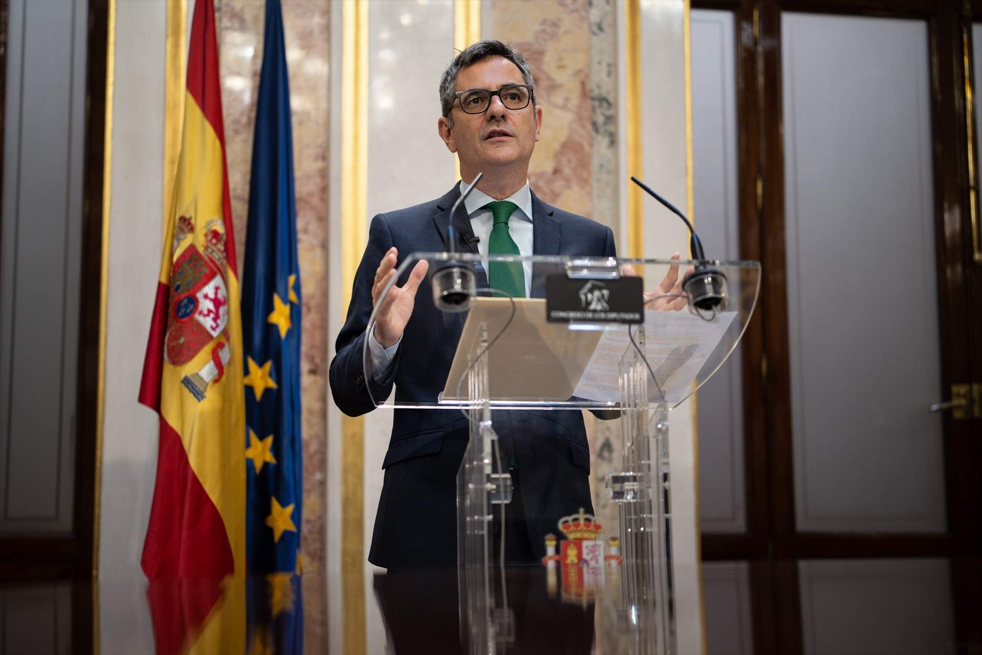 ministre presidencia relaciones cortes justicia felix bolanos roda premsa / Europa Press