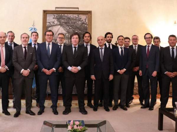 Millei empresarios españoles Millei empresarios españoles