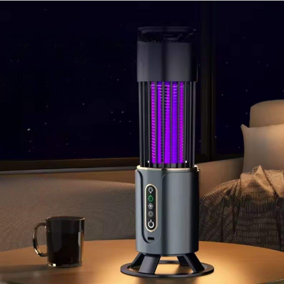 Funciona com a llum ambiental, elimina insectes i es carrega per USB: tot en un sol dispositiu compacte