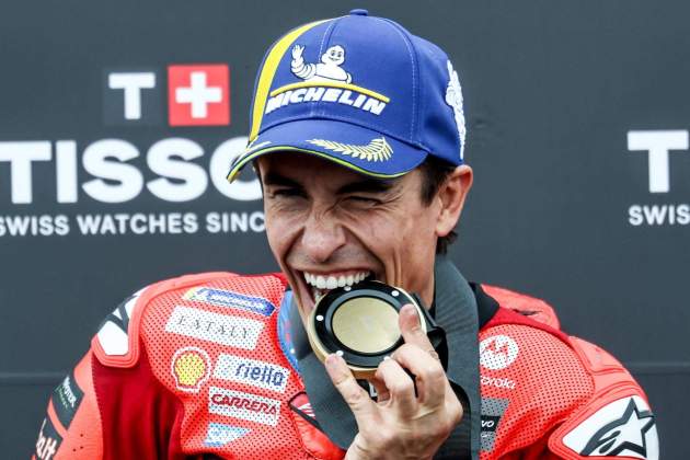 Marc Márquez victoria sprint Sachsenring 2025 / Foto: EFE Marc Márquez victoria sprint Sachsenring 2025 / Foto: EFE