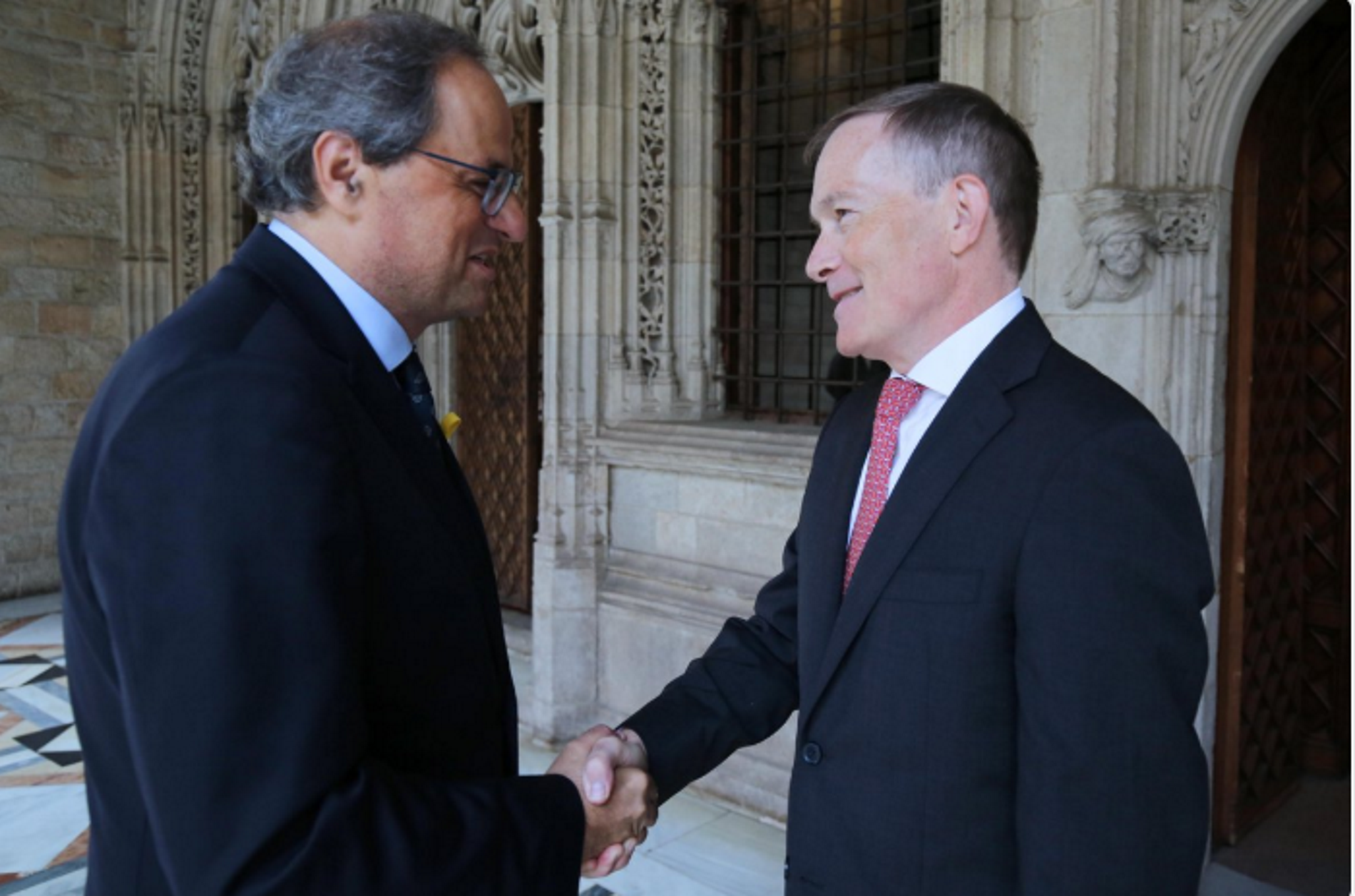 US consul meets Catalan president Quim Torra