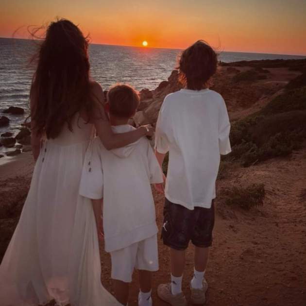 Sara Carbonero con Martín y Lucas, los hijos / Instagram