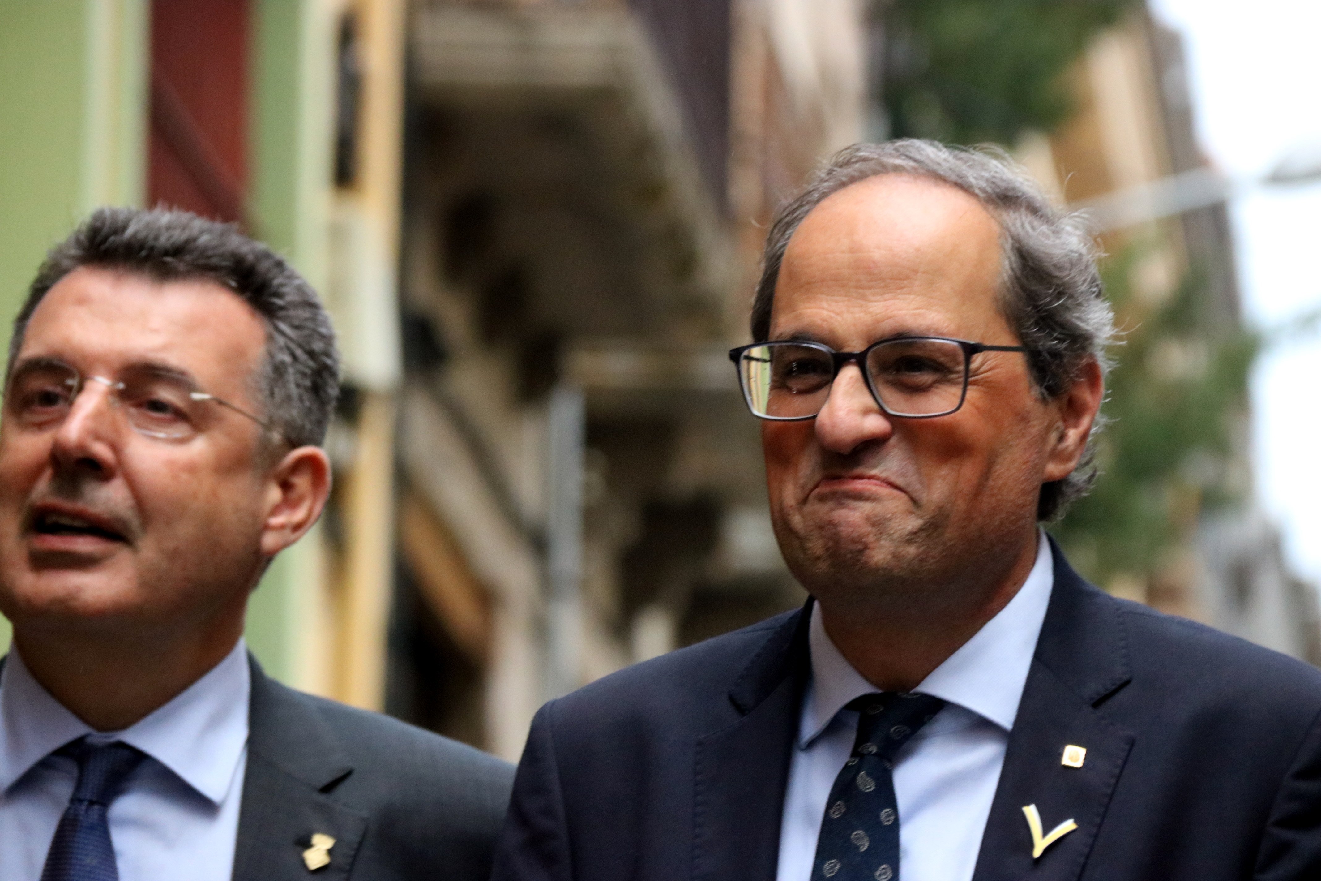 Torra defensa els professionals de TV3 després de les acusacions de Rivera