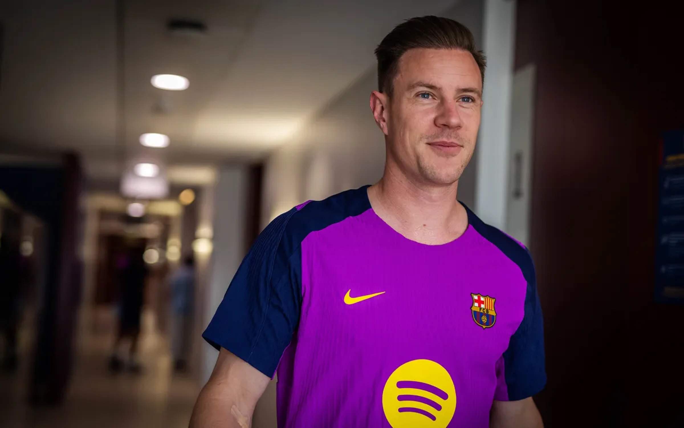 Ausencia destacada en el primer entrenamiento del Barça: Ter Stegen, al margen