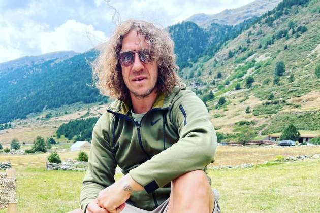 Carles Puyol a la muntanya Instagram Carles Puyol a la muntanya Instagram