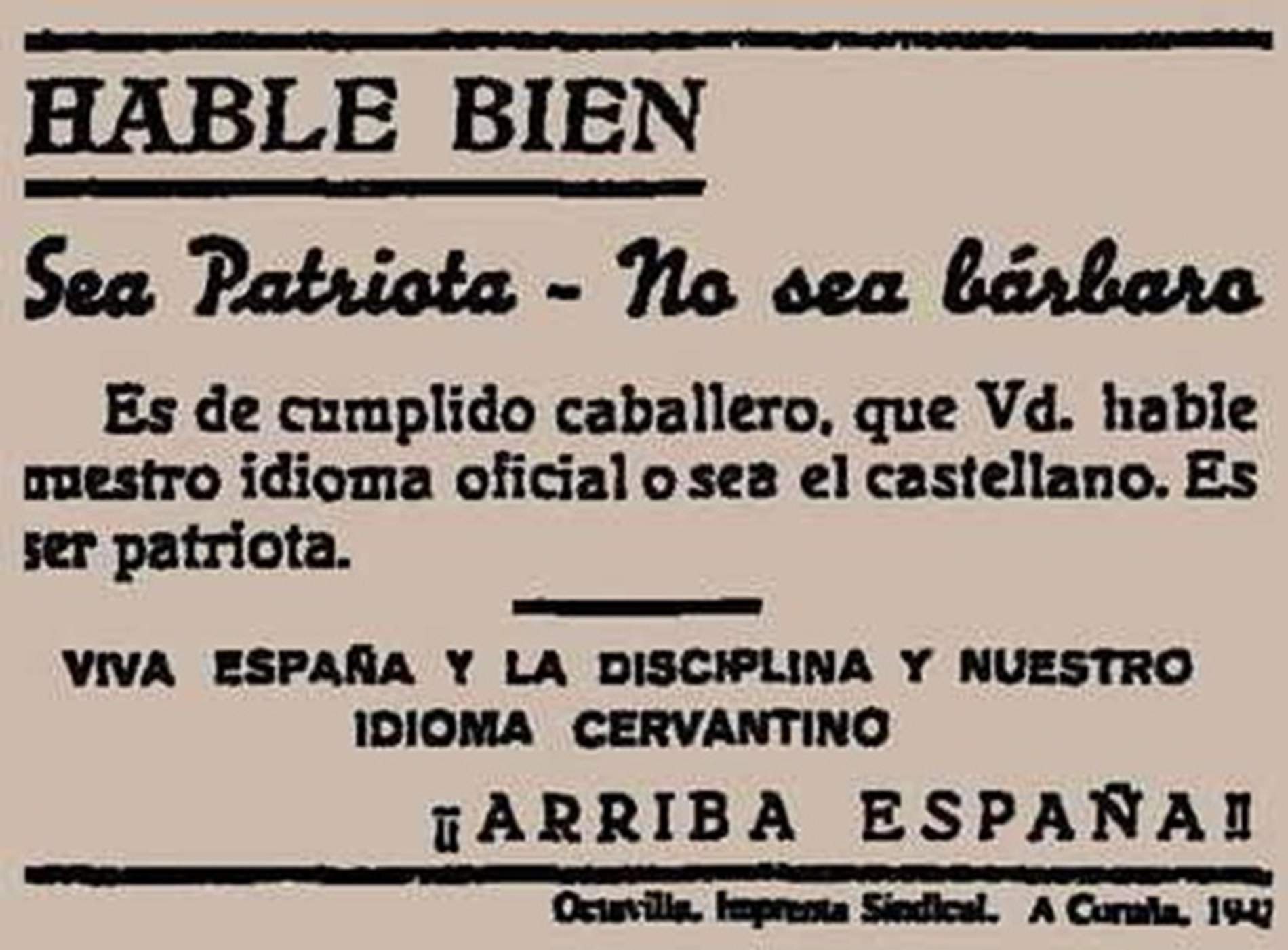 La obsesión española por exterminar el catalán