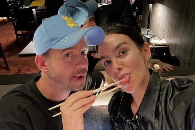 Dabiz Muñoz i Cristina Pedroche en un restaurant   Instagram