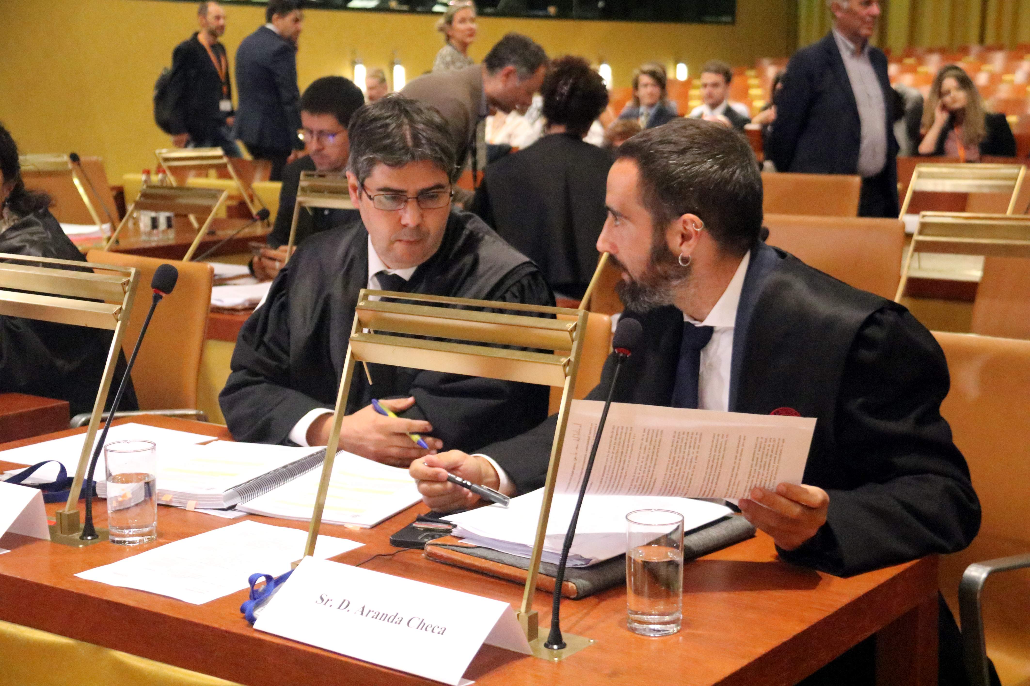 Els advocats dels 12 CDR afirmen al TJUE que l'amnistia no perjudica la lluita antiterrorista