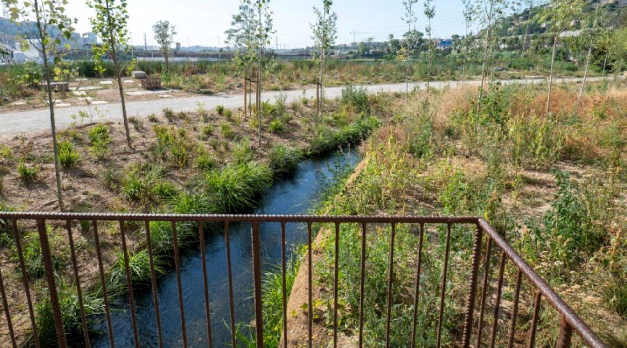 Finalitzen les obres al Mirador de la Ponderosa per reformar el Rec Comtal