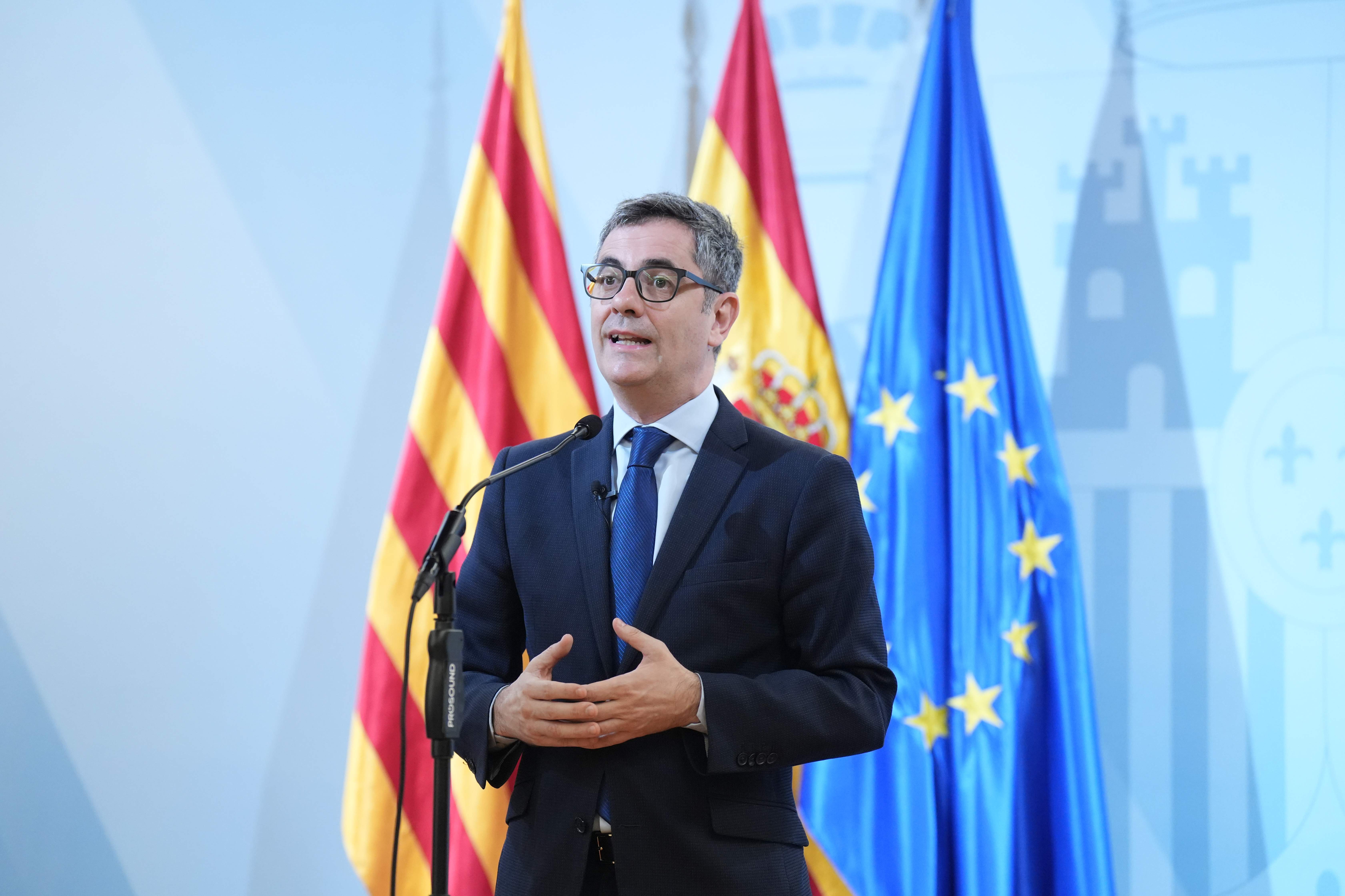Félix Bolaños, després de la negativa del Suprem a investigar-lo: “Mai res va donar lloc a tant”