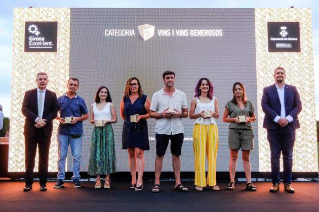 Alguns dels guardonats durant la gala de Girona Excellent Foto Miquel Millan Alguns dels guardonats durant la gala de Girona Excellent Foto Miquel Millan