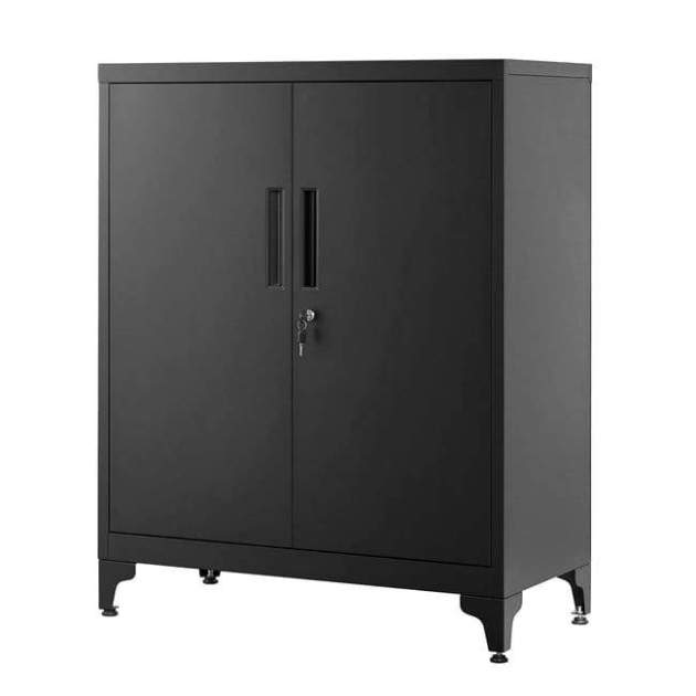 Armari metàl·lic d'oficina amb pany de 2 puertas1 Armari metàl·lic d'oficina amb pany de 2 puertas1