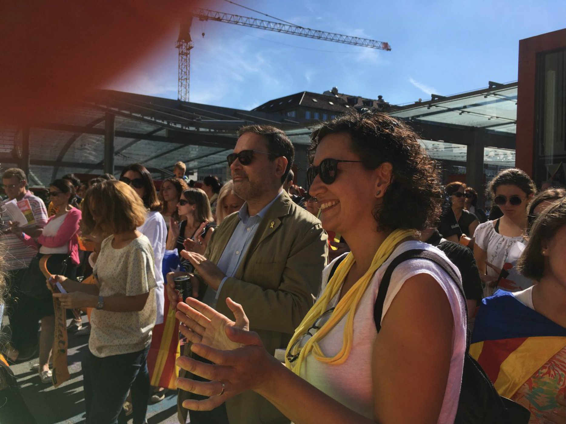 Marta Rovira celebra la Diada a Berna i demana omplir Barcelona l'11-S