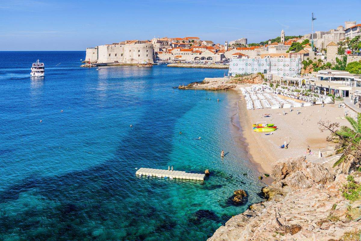 Dubrovnik, playa de Banje