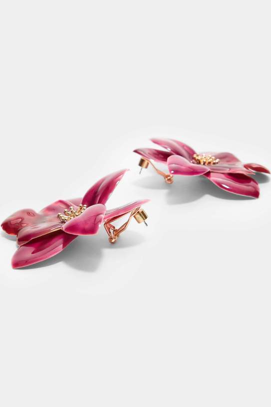 Pendent|Arracada flor orquídea1 Pendent|Arracada flor orquídea1