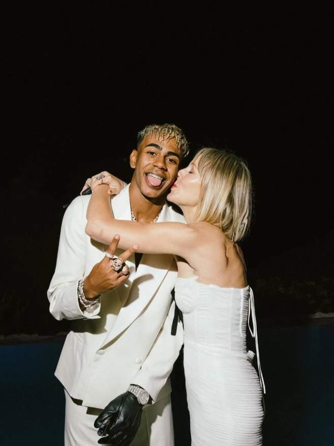Lamine Yamal e Inés Segura, Instagram Lamine Yamal e Inés Segura, Instagram
