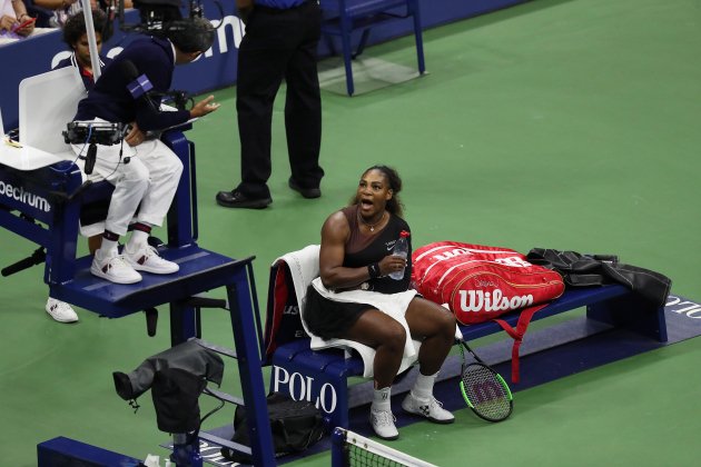 Serena Williams arbitre US Open    EFE