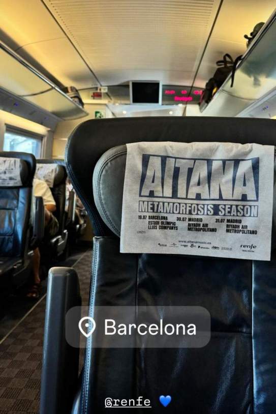 El cartel de Aitana Instagram El cartel de Aitana Instagram