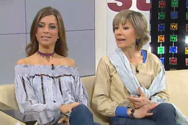 Mirèia Garcia i Mari Pau Huguet al 'TVist' 1000 TV3