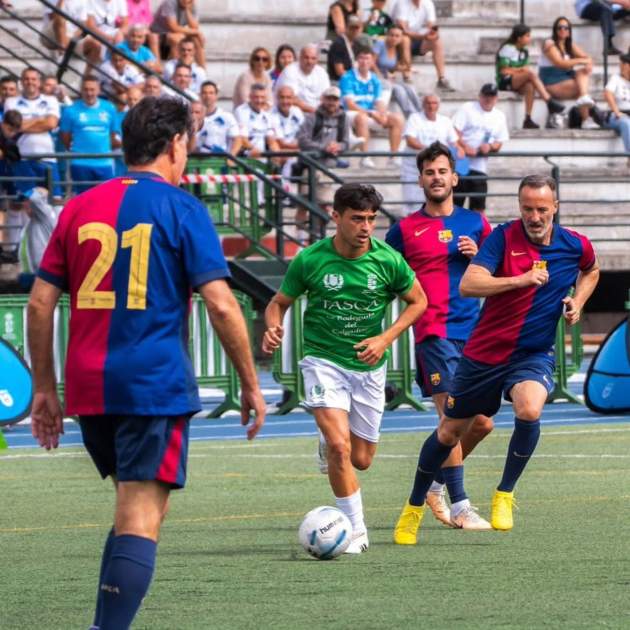 Pedri al partido de veteranos / Instagram Pedri al partido de veteranos / Instagram