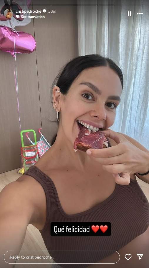 La cara de Pedroche després de ser mare per segona vegada Instagram La cara de Pedroche després de ser mare per segona vegada Instagram