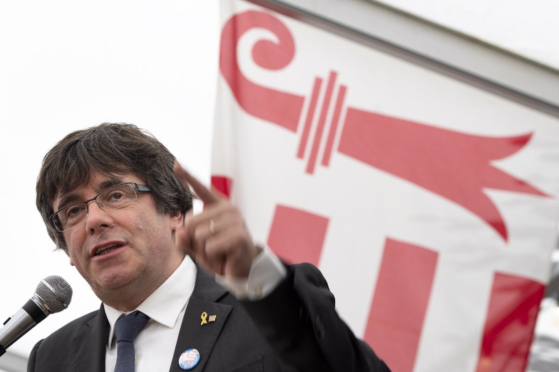 Puigdemont celebra la Diada en Waterloo