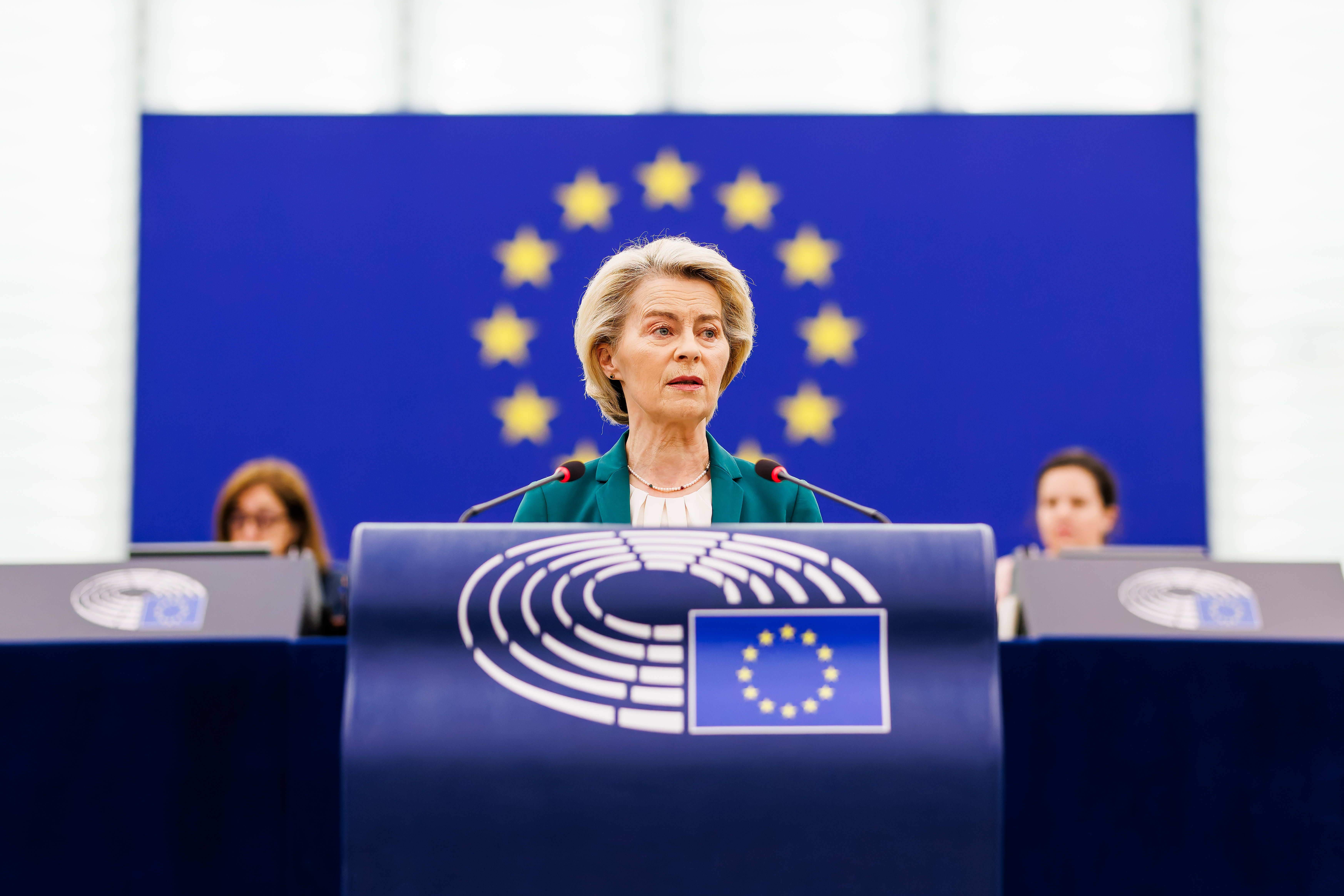 Von der Leyen afronta el examen sobre el estado de la UE en medio de divisiones internas e irrelevancia global