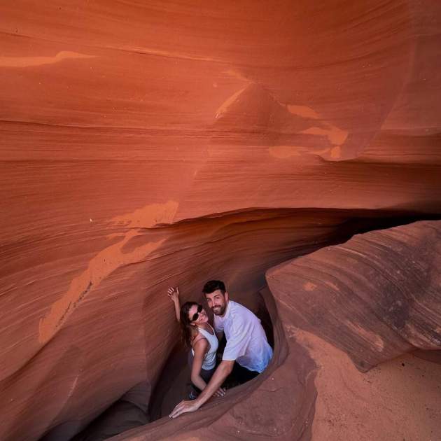 Gerard Piqué i Clara Chía al Grand Canyon / Instagram