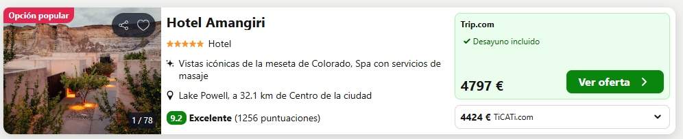 El preu de l'hotel Amangiri   Trivago