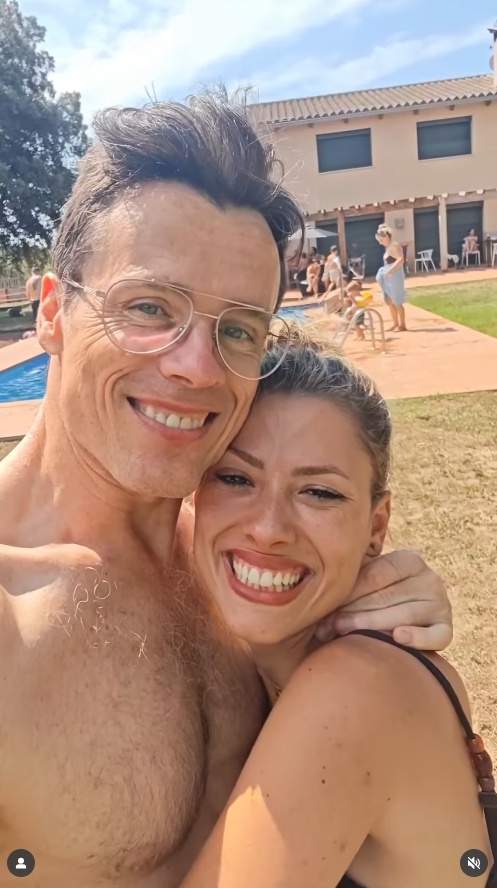 Octavi Pujades y Anna Senan, acabados de casar, a Ig Octavi Pujades y Anna Senan, acabados de casar, a Ig