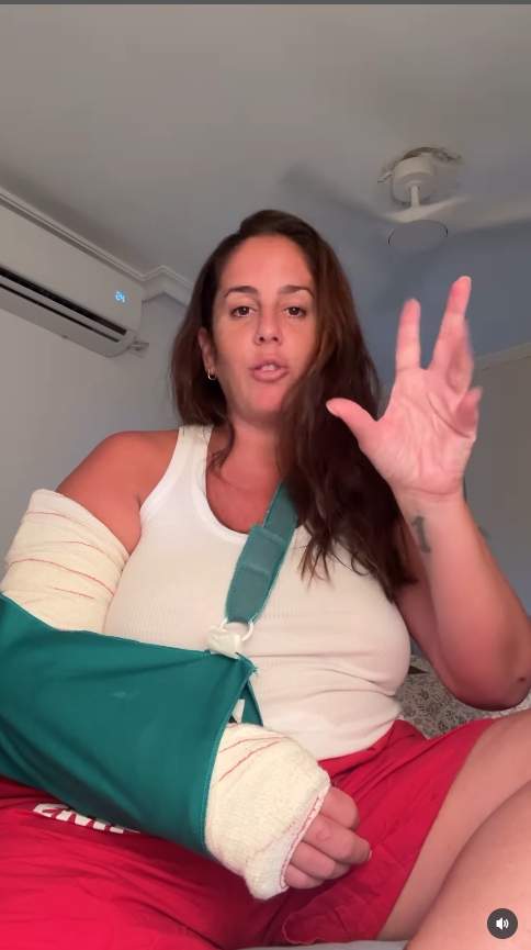 Anabel Pantoja lesió Instagram Anabel Pantoja lesió Instagram