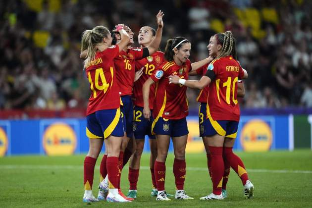 EuropaPress 6838617 03 july 2025 switzerland bern spains cristina martin prieto 2nd celebrates