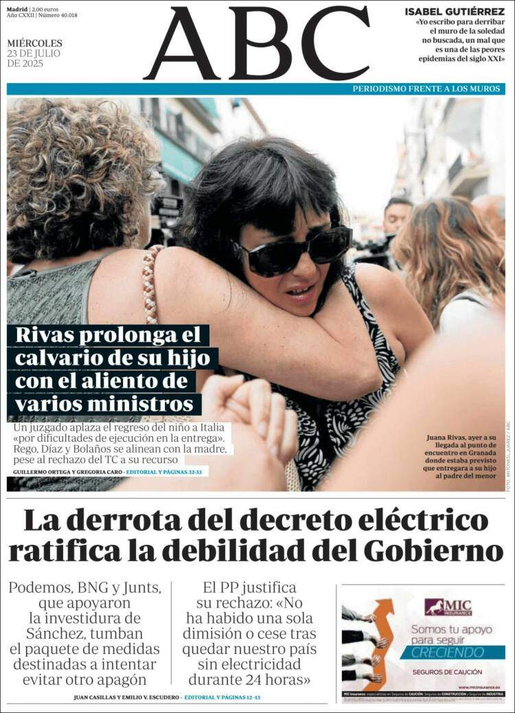 Portada 'ABC' Portada 'ABC'
