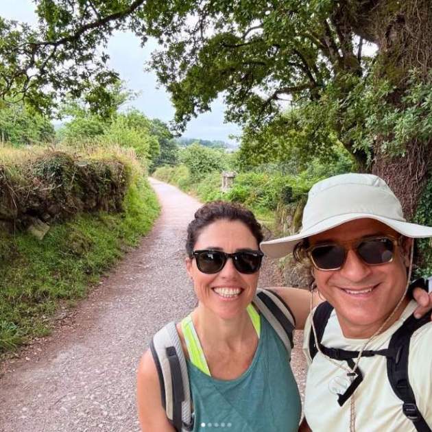 Marta Bosch y su pareja haciendo el Camino de Santiago, Instagram