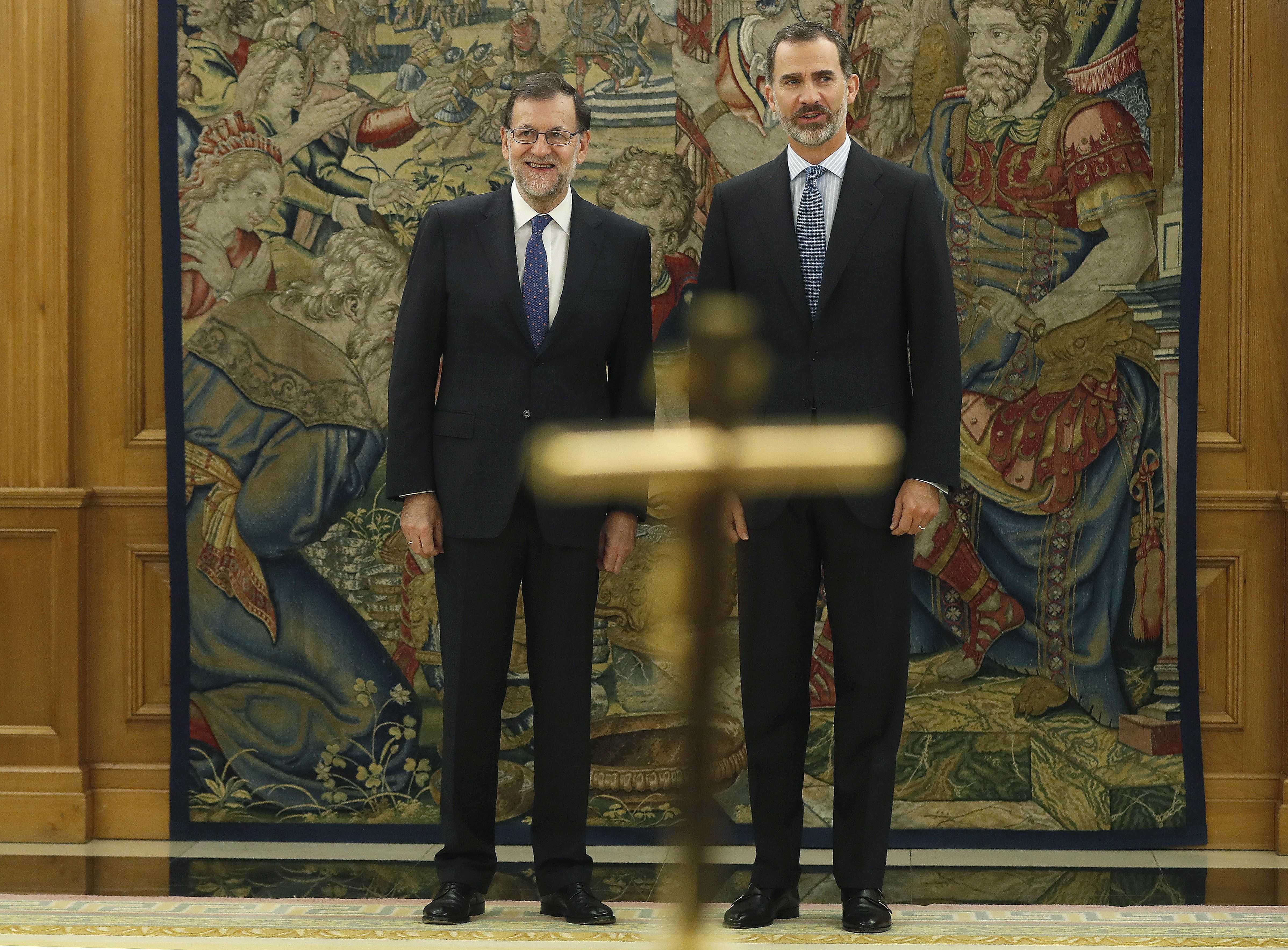 Rajoy jura el càrrec de president del govern davant el Rei