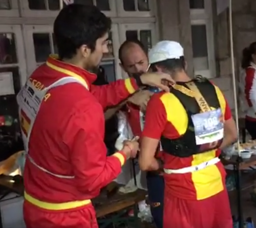 Esconden la 'senyera' a un corredor mientras competía con España