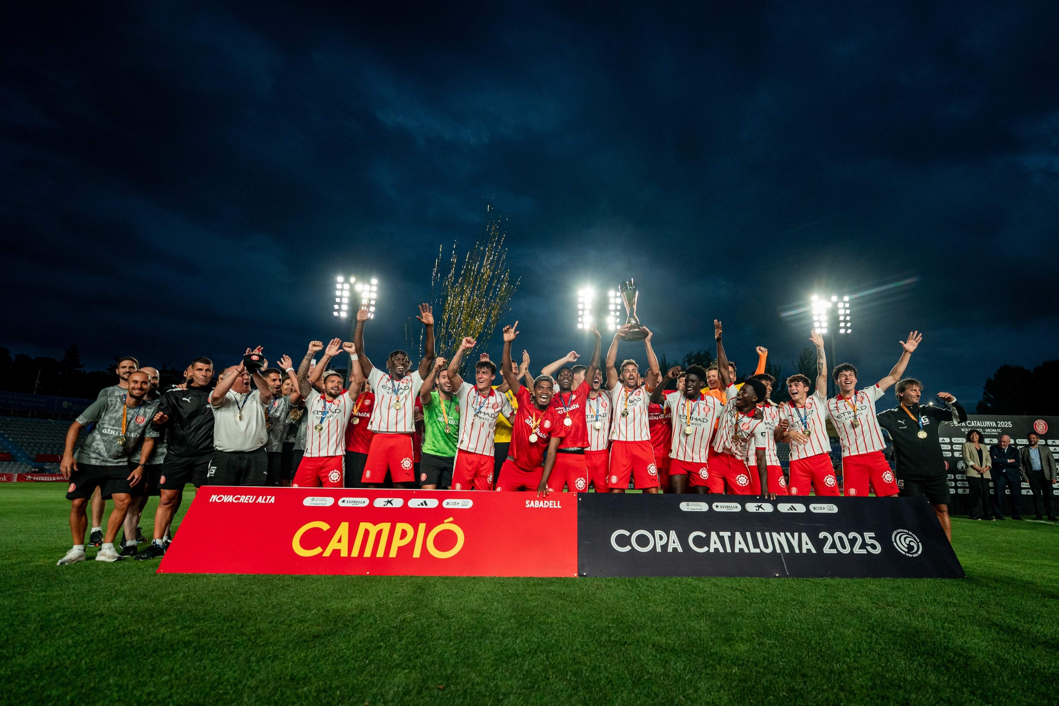 El Girona s'imposa a l'Espanyol en la tanda de penals de la final de la Copa Catalunya