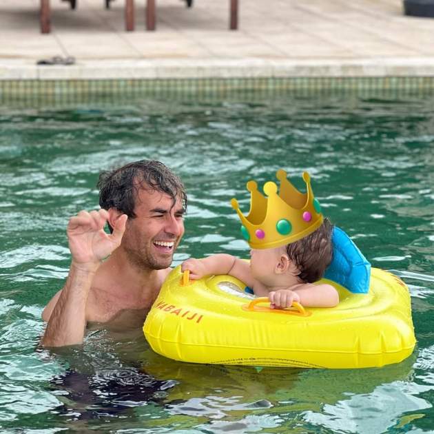 Dani Muriel con su hijo Dani Instagram