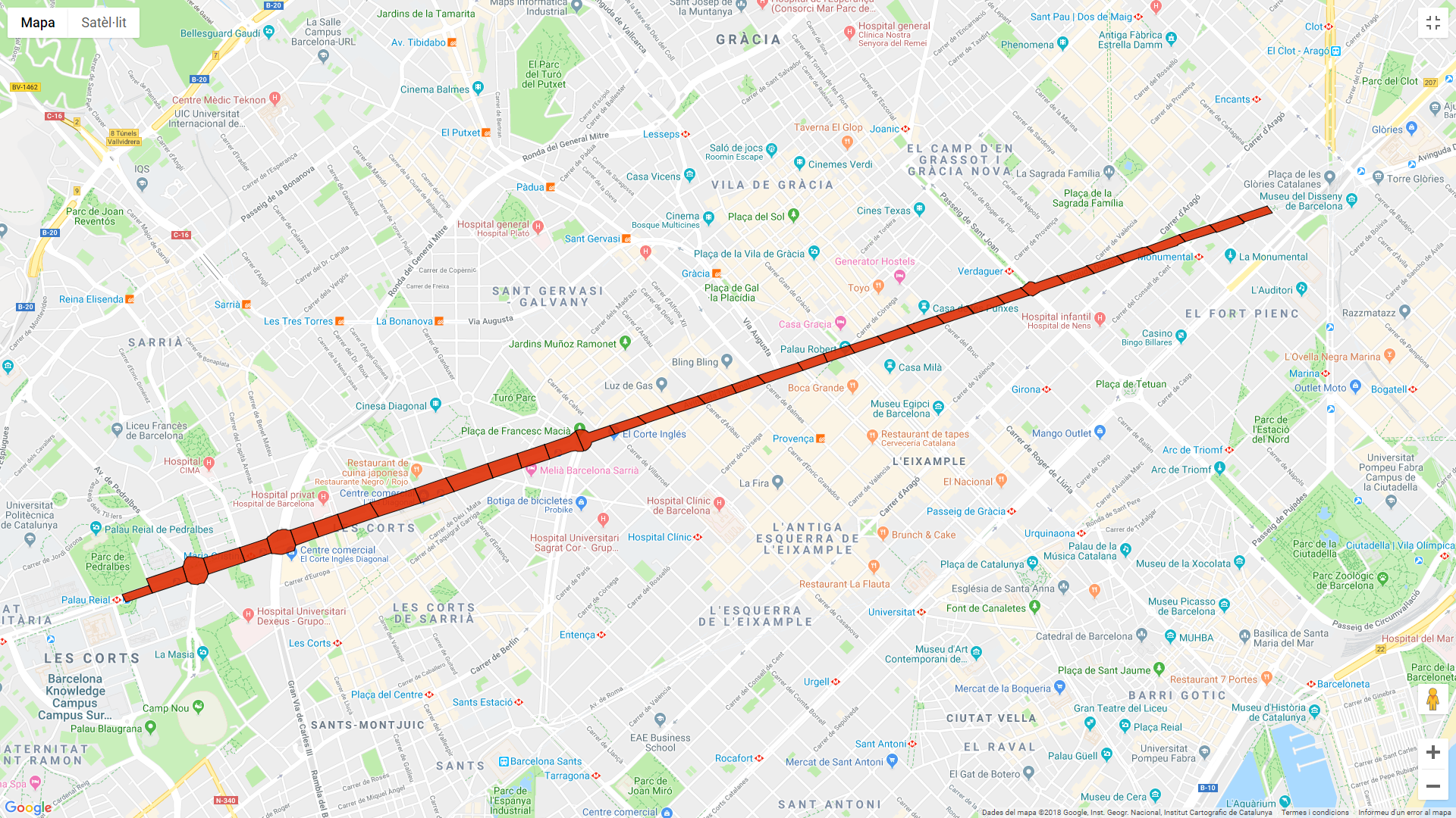 Pleno absoluto en todos los tramos de la manifestación de la Diada