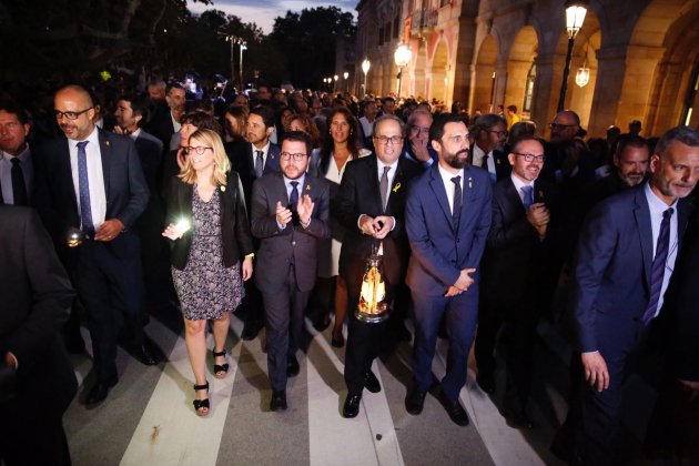 ELNACIONAL Flama Canigo Govern Sergi Alcazar ELNACIONAL Flama Canigo Govern Sergi Alcazar