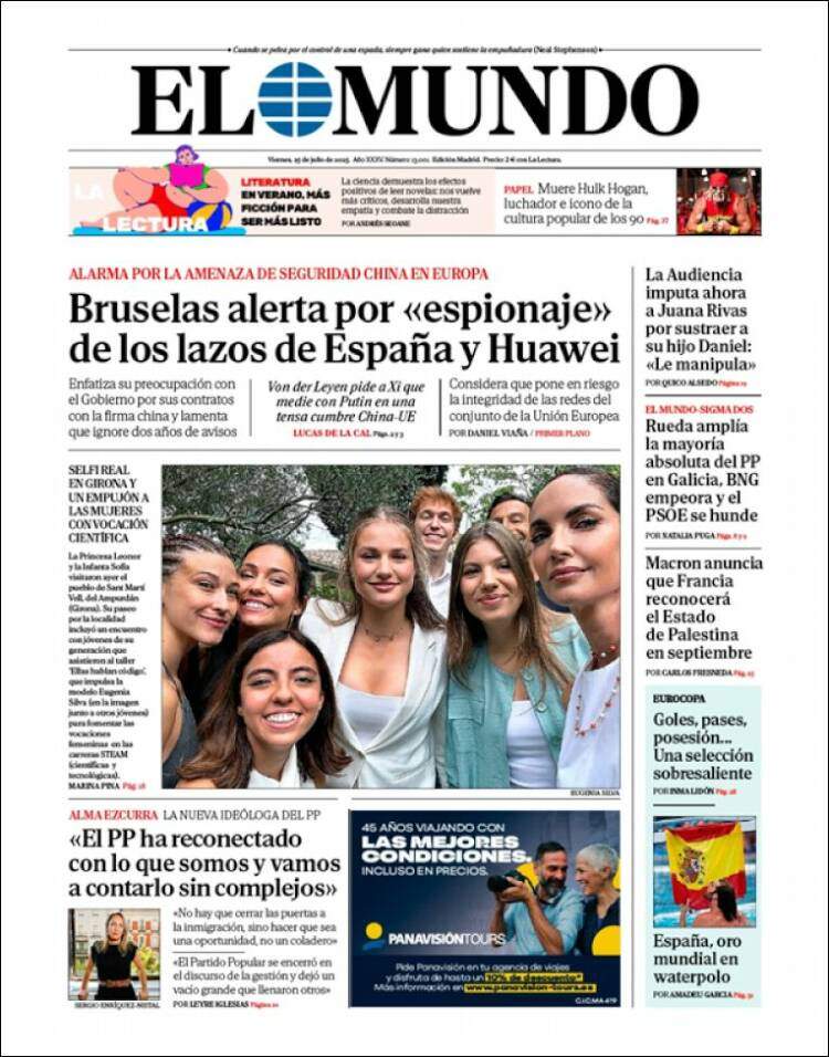 Portada 'El Mundo'