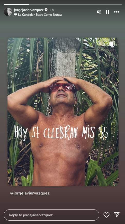 Jorge Javier Vázquez celebrant els 55 anys a Tailàndia Instagram Jorge Javier Vázquez celebrant els 55 anys a Tailàndia Instagram